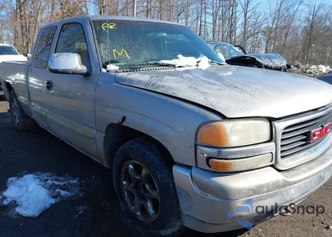 2000 GMC Sierra 1500 Sle из США, поврежденный, VIN 2GTEC19T0Y1114404
